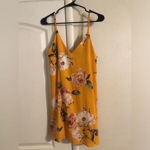 Mini floral dress